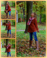 collage leaves